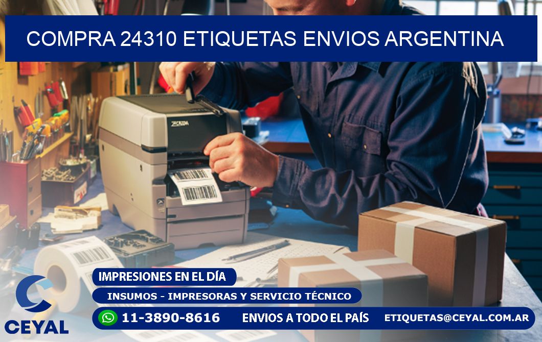 COMPRA 24310 ETIQUETAS ENVIOS ARGENTINA