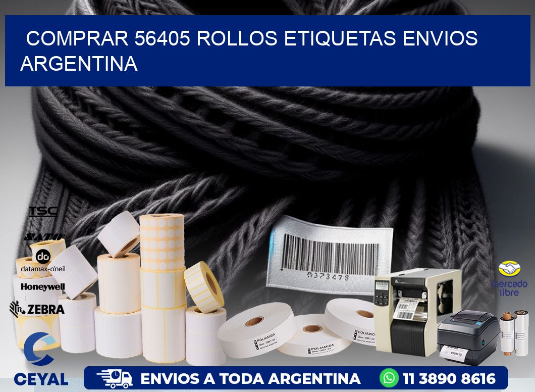COMPRAR 56405 ROLLOS ETIQUETAS ENVIOS ARGENTINA
