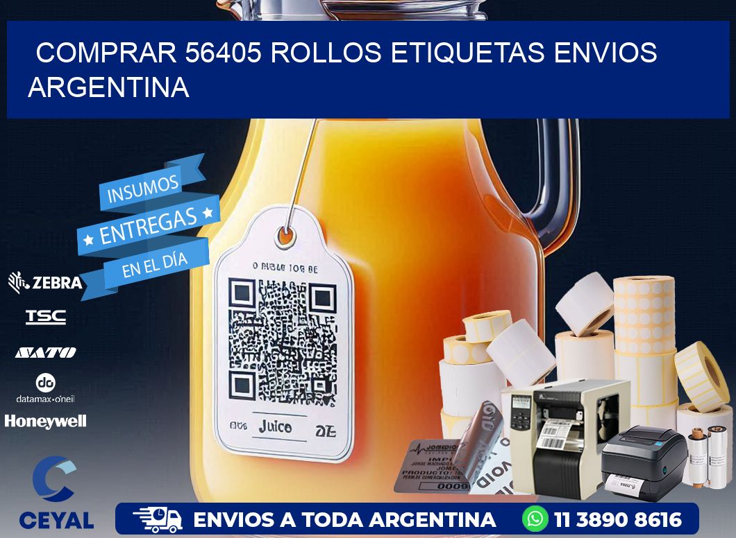 COMPRAR 56405 ROLLOS ETIQUETAS ENVIOS ARGENTINA