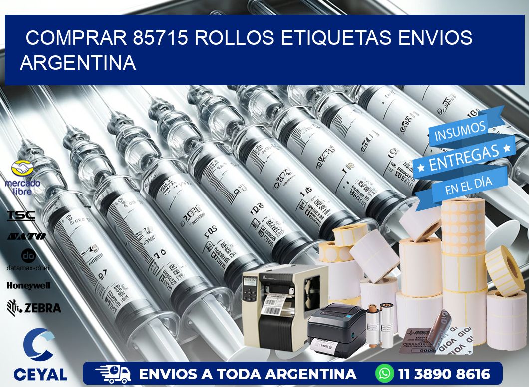 COMPRAR 85715 ROLLOS ETIQUETAS ENVIOS ARGENTINA