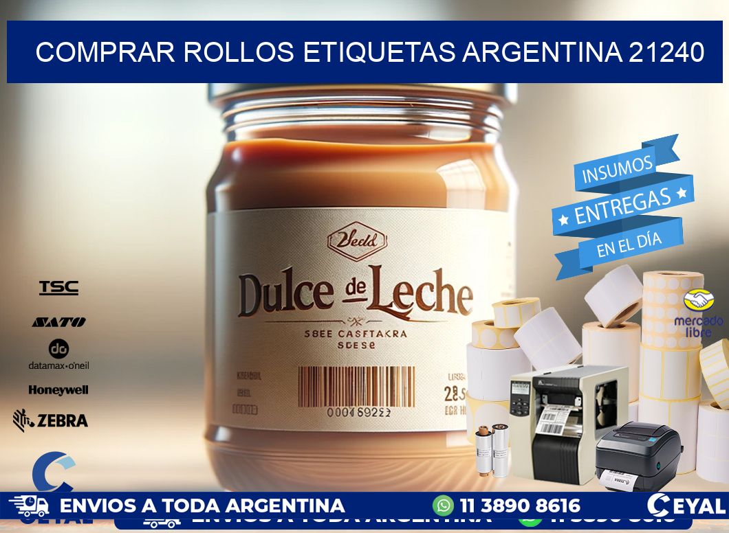 COMPRAR ROLLOS ETIQUETAS ARGENTINA 21240