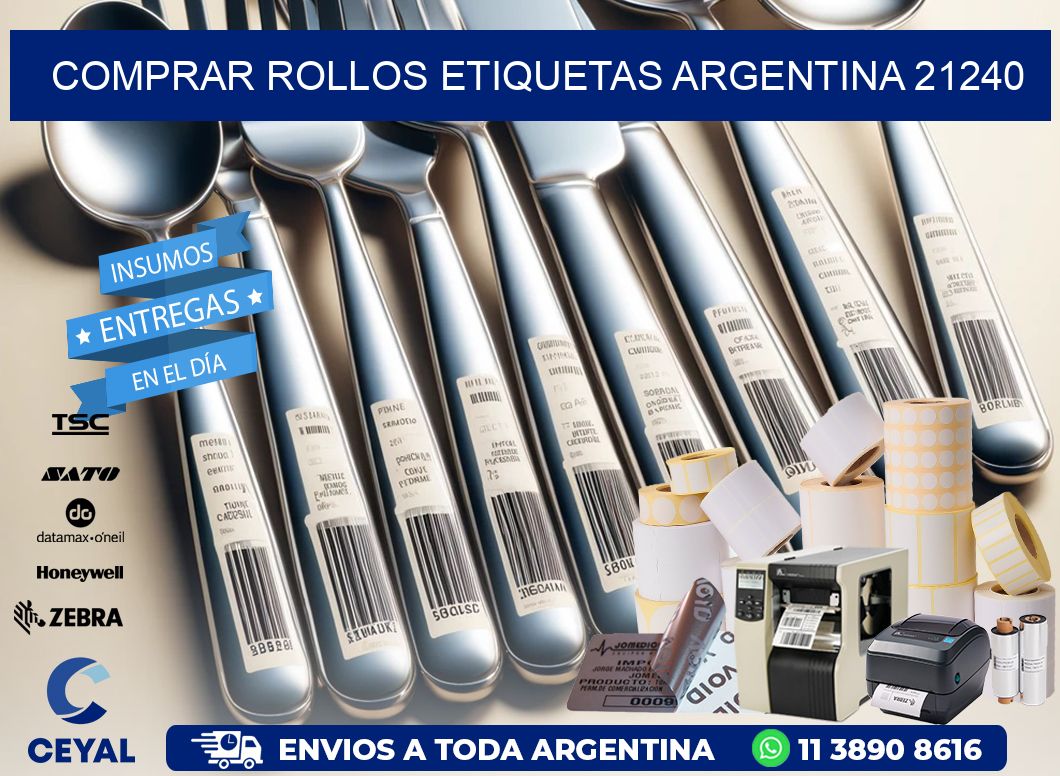 COMPRAR ROLLOS ETIQUETAS ARGENTINA 21240