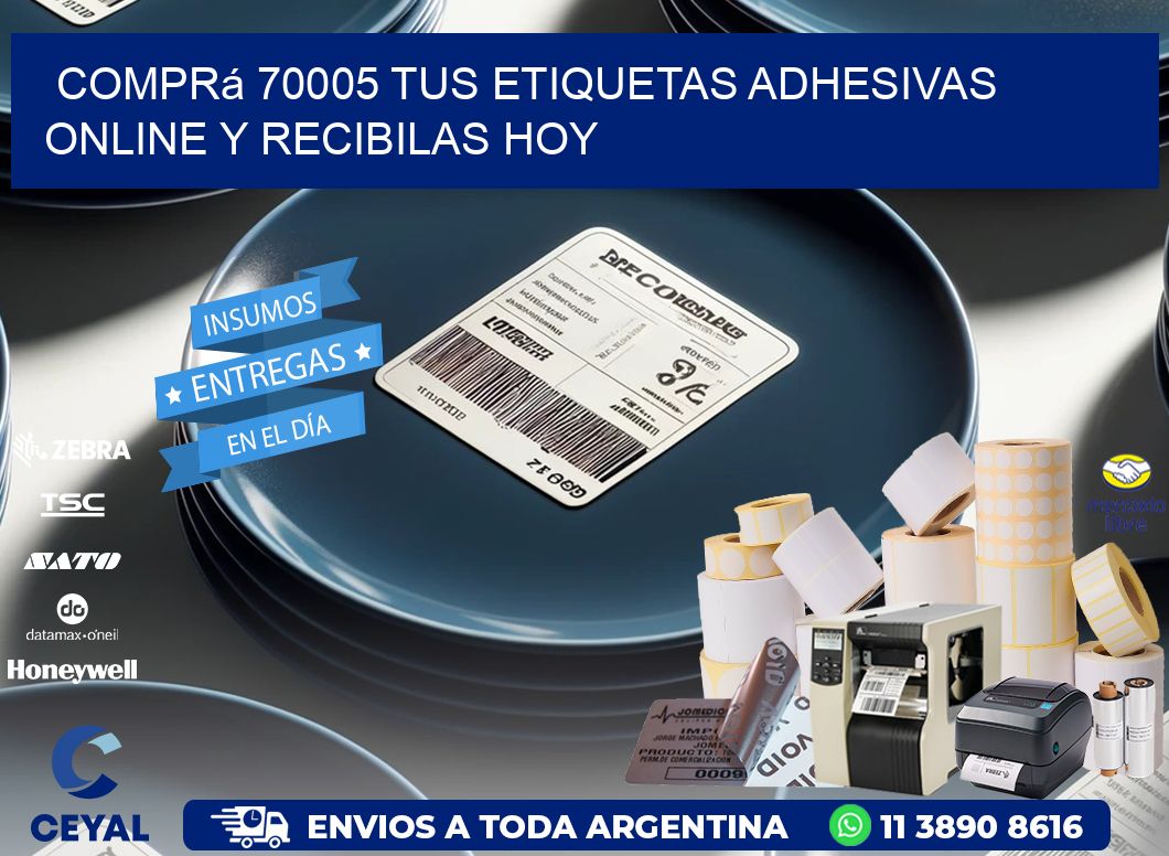 Comprá 70005 tus Etiquetas Adhesivas Online y Recibilas Hoy