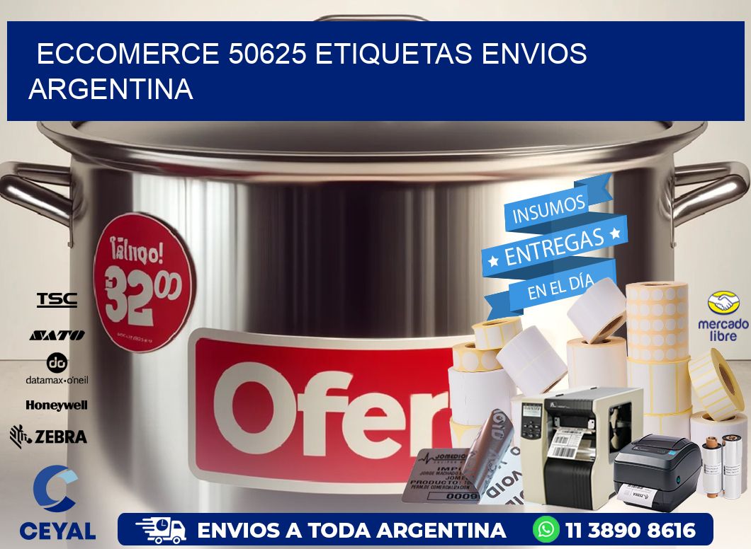 ECCOMERCE 50625 ETIQUETAS ENVIOS ARGENTINA
