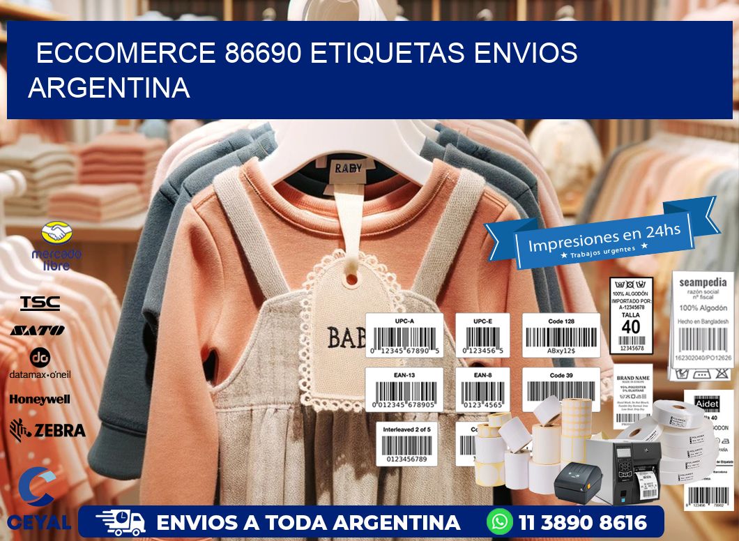 ECCOMERCE 86690 ETIQUETAS ENVIOS ARGENTINA