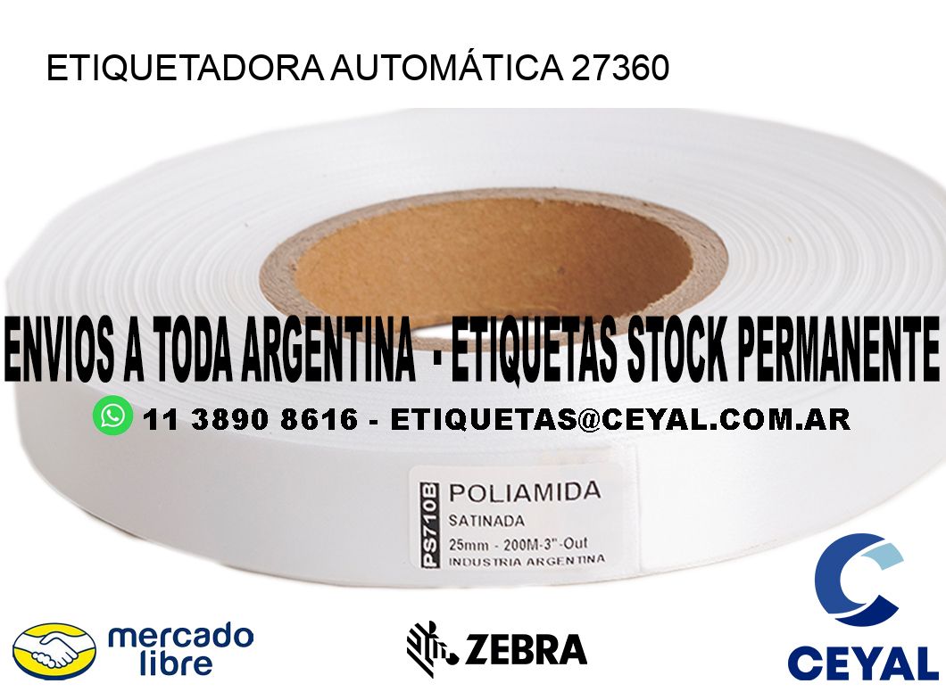 ETIQUETADORA AUTOMÁTICA 27360