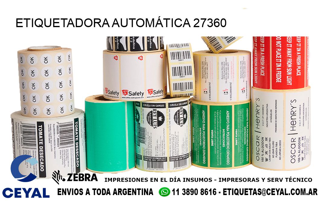 ETIQUETADORA AUTOMÁTICA 27360