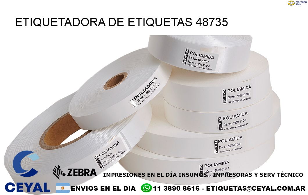 ETIQUETADORA DE ETIQUETAS 48735