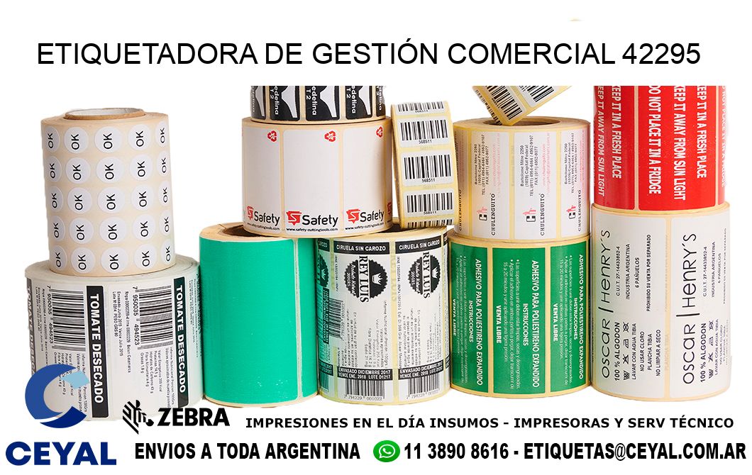 ETIQUETADORA DE GESTIÓN COMERCIAL 42295