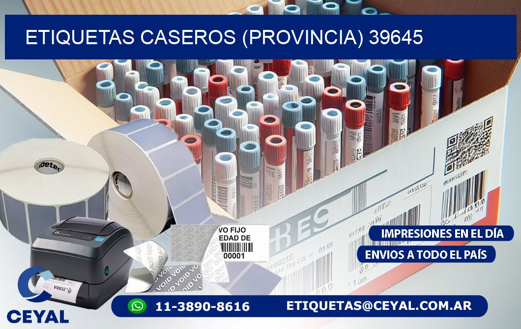 ETIQUETAS CASEROS (PROVINCIA) 39645