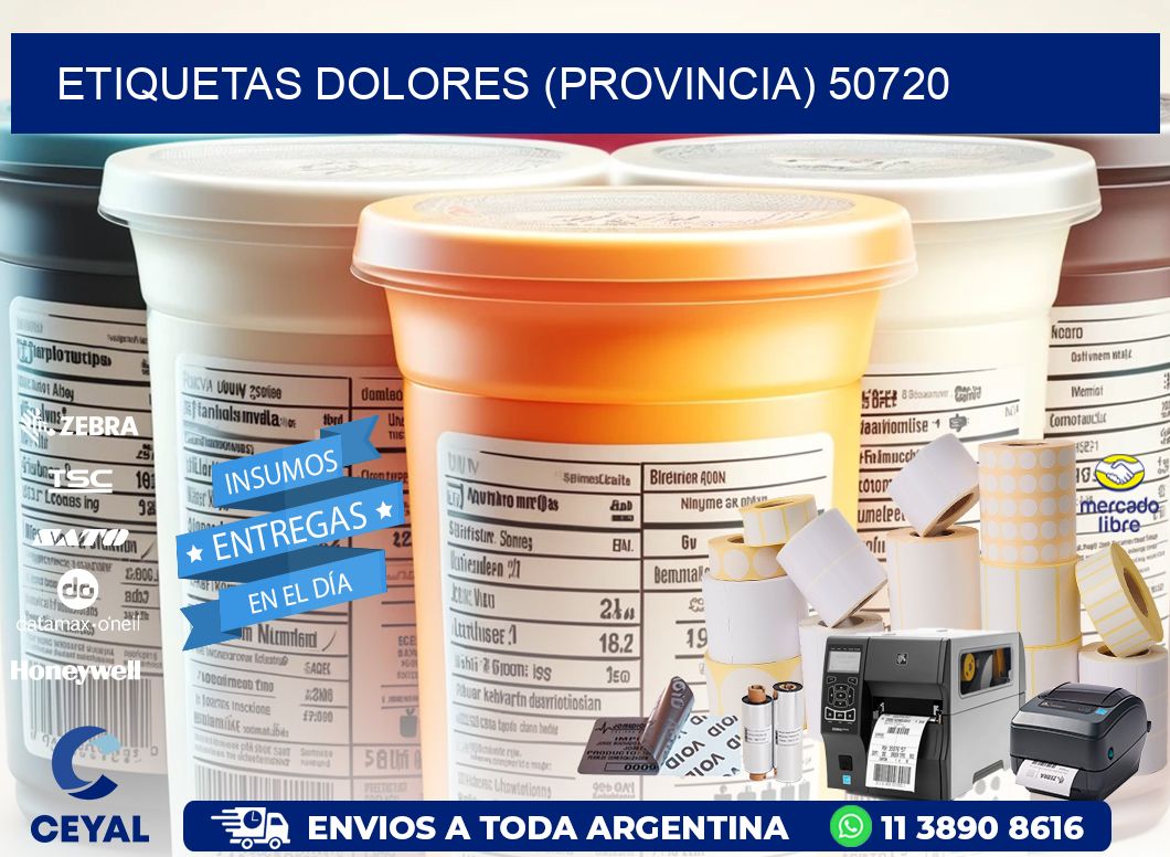 ETIQUETAS DOLORES (PROVINCIA) 50720