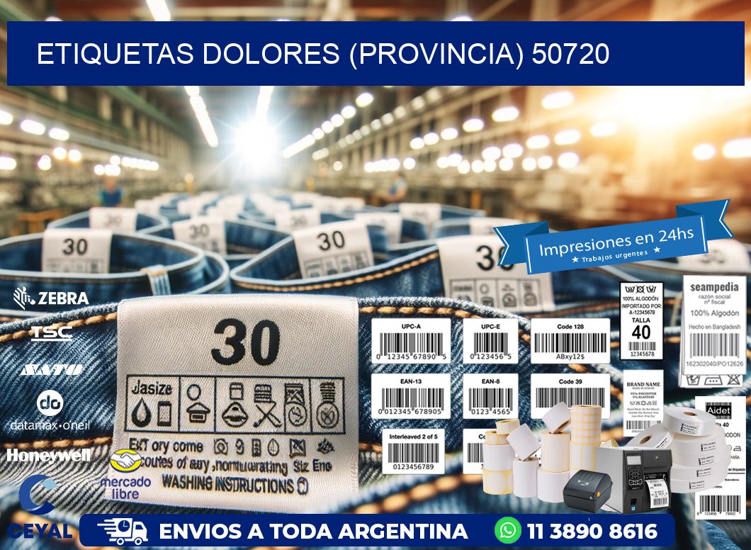 ETIQUETAS DOLORES (PROVINCIA) 50720