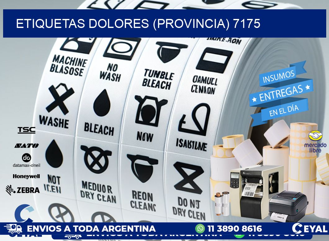 ETIQUETAS DOLORES (PROVINCIA) 7175