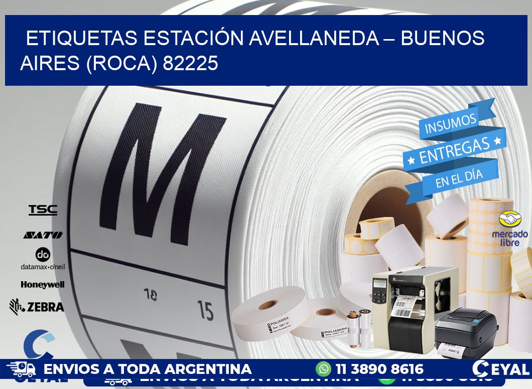 ETIQUETAS ESTACIÓN AVELLANEDA – BUENOS AIRES (ROCA) 82225
