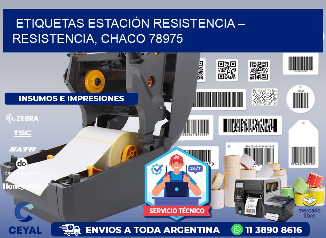 ETIQUETAS ESTACIÓN RESISTENCIA – RESISTENCIA, CHACO 78975