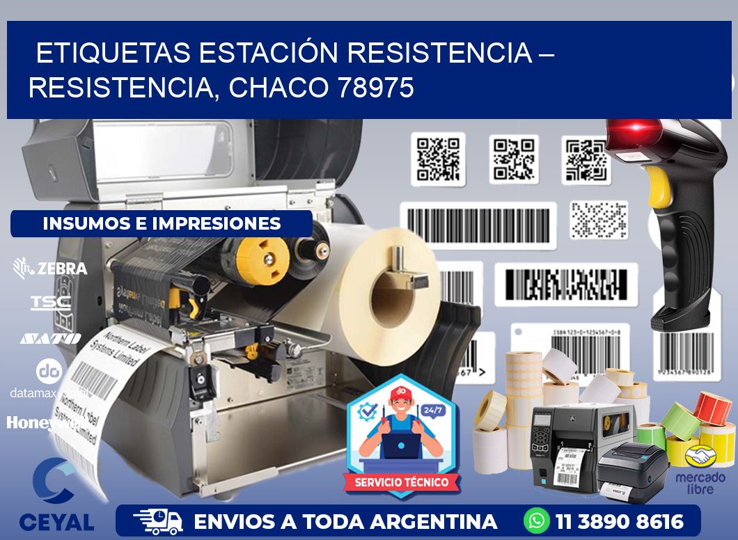 ETIQUETAS ESTACIÓN RESISTENCIA – RESISTENCIA, CHACO 78975