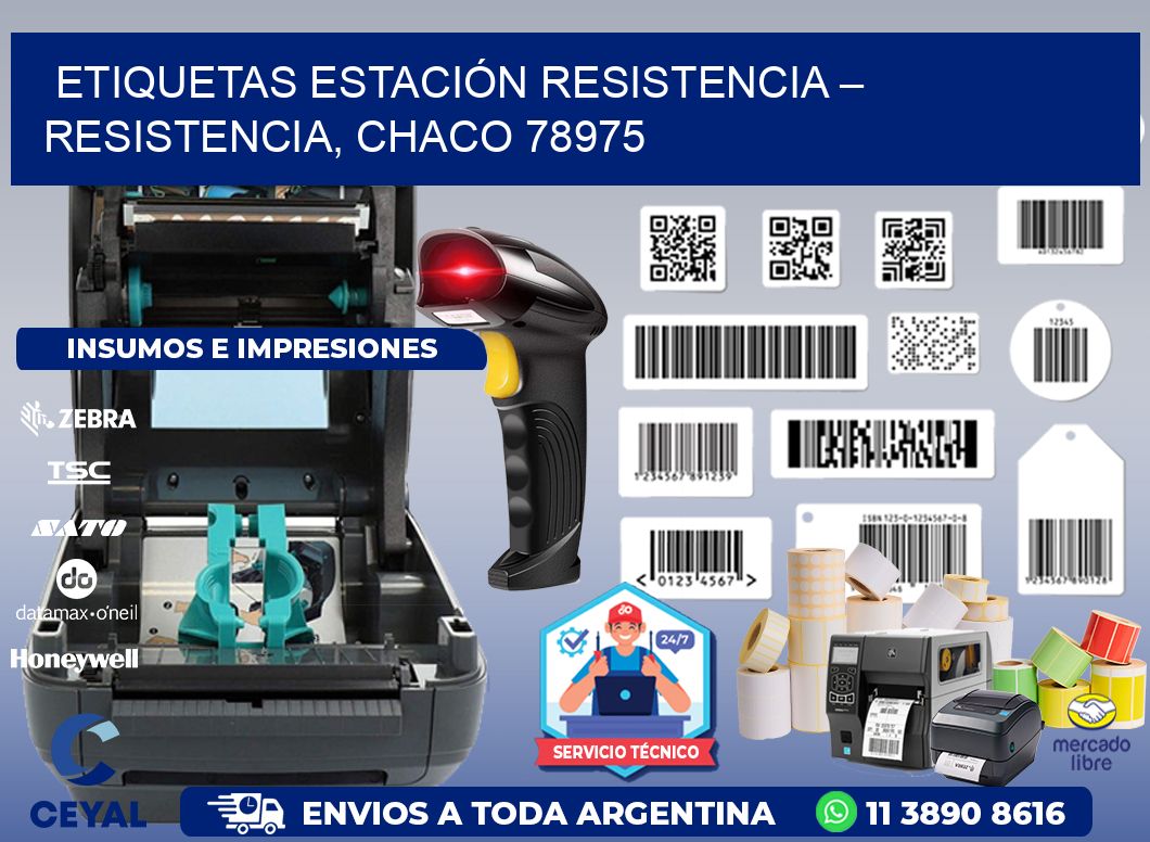 ETIQUETAS ESTACIÓN RESISTENCIA – RESISTENCIA, CHACO 78975