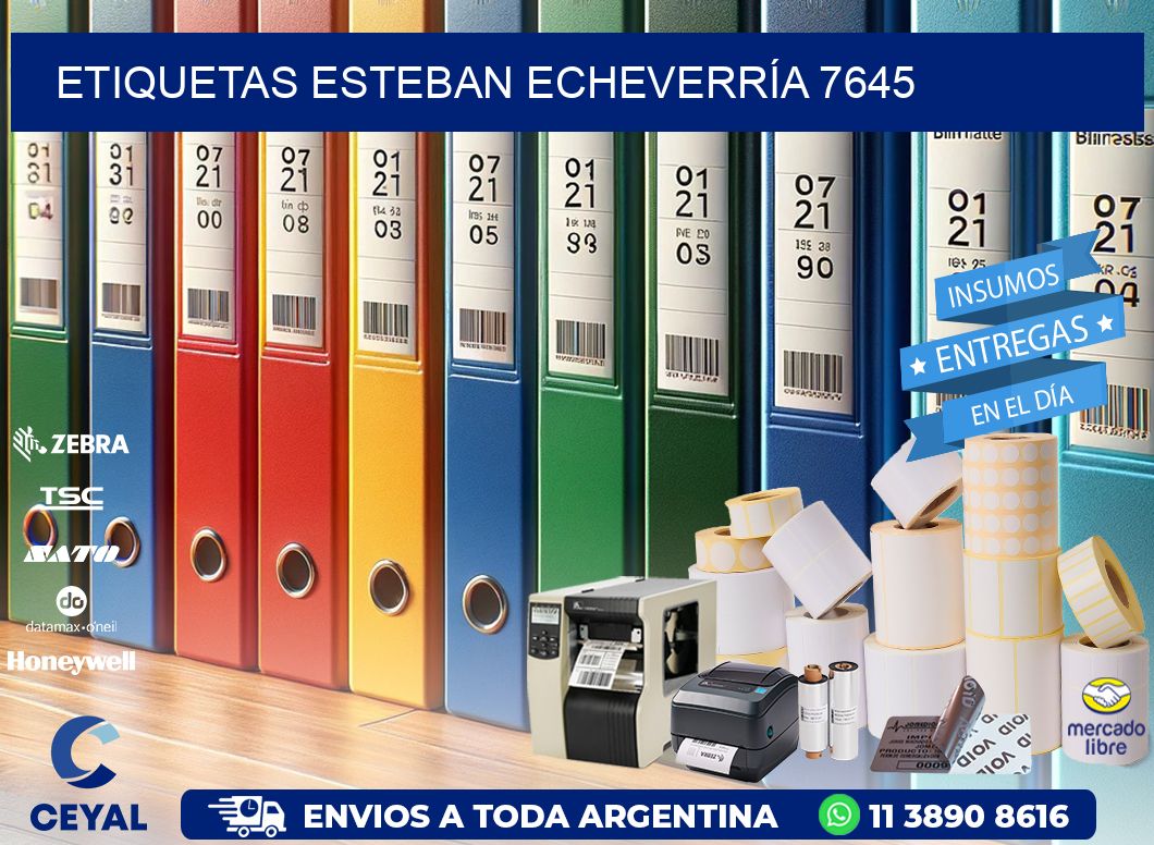 ETIQUETAS ESTEBAN ECHEVERRÍA 7645
