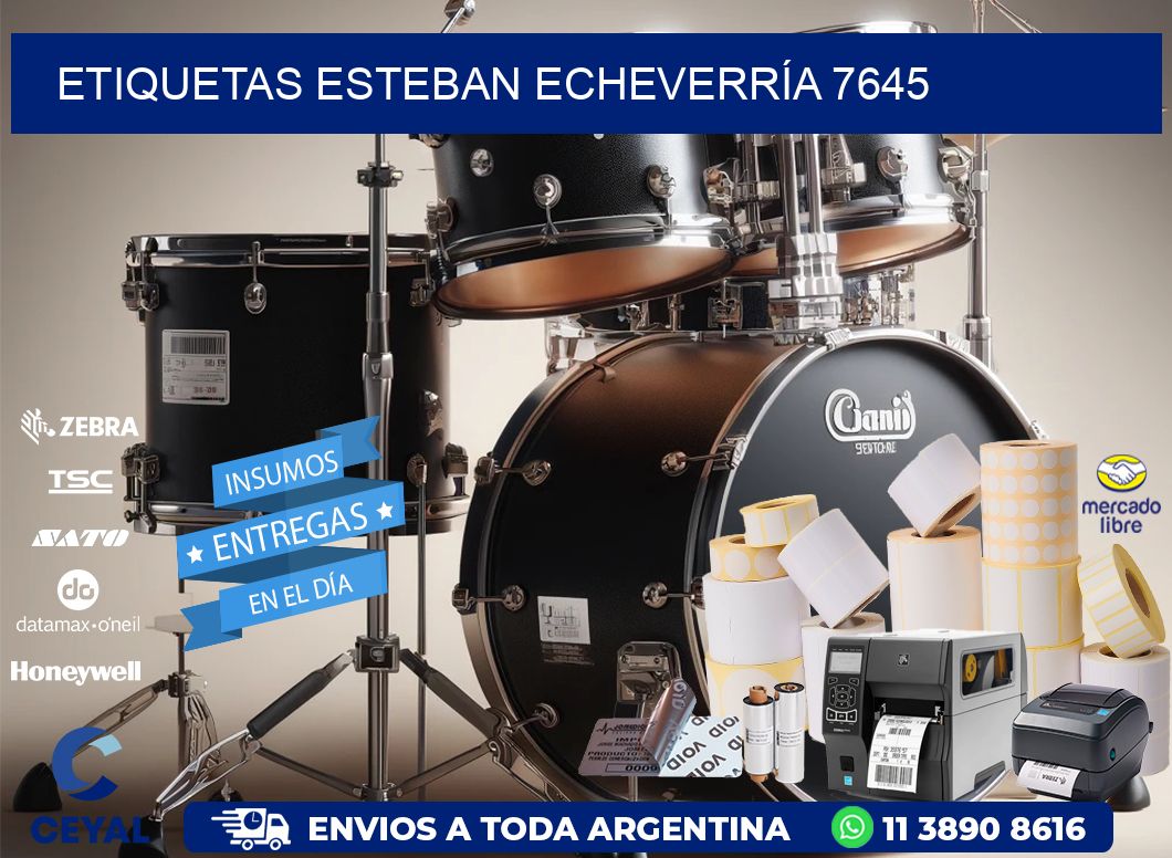 ETIQUETAS ESTEBAN ECHEVERRÍA 7645