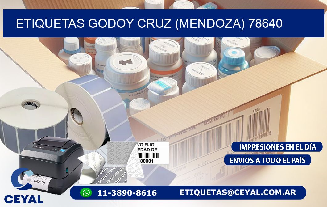 ETIQUETAS GODOY CRUZ (MENDOZA) 78640