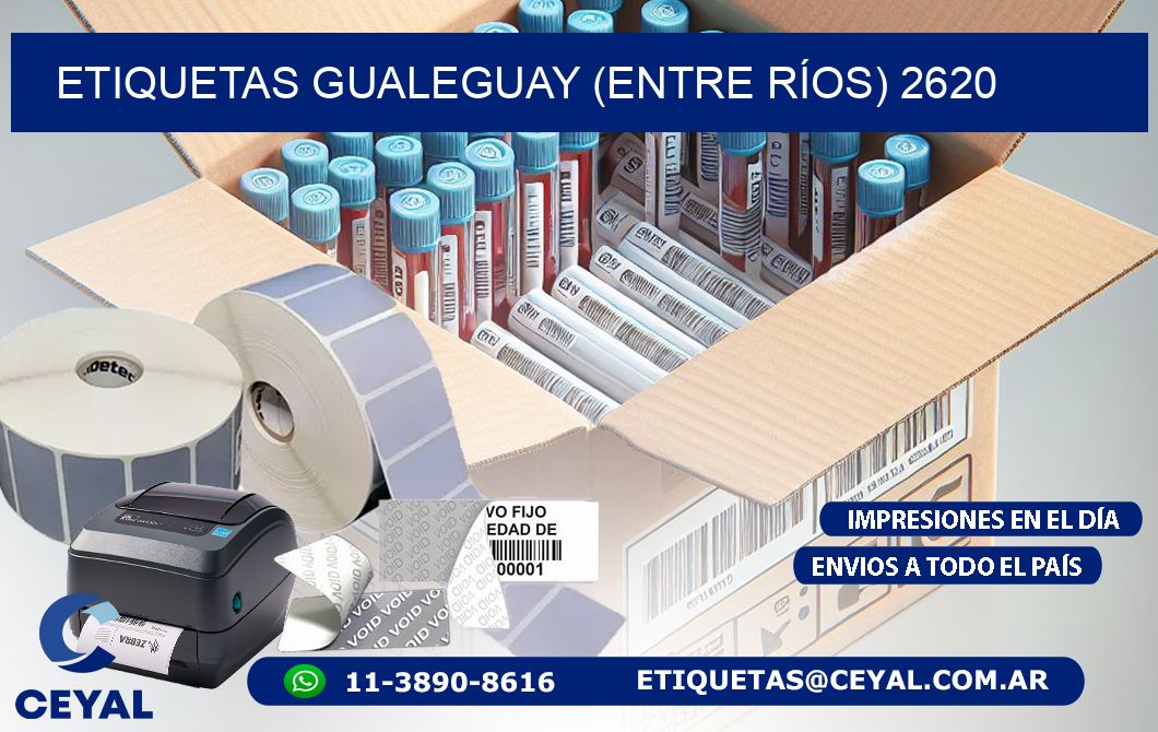 ETIQUETAS GUALEGUAY (ENTRE RÍOS) 2620