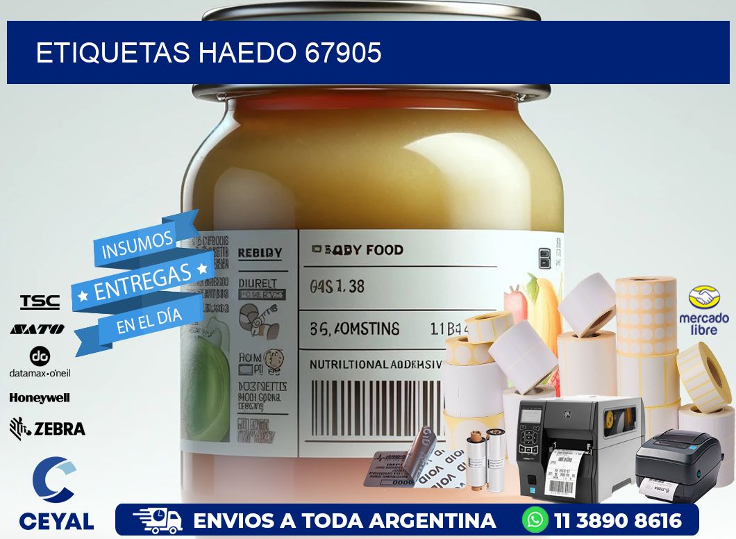 ETIQUETAS HAEDO 67905