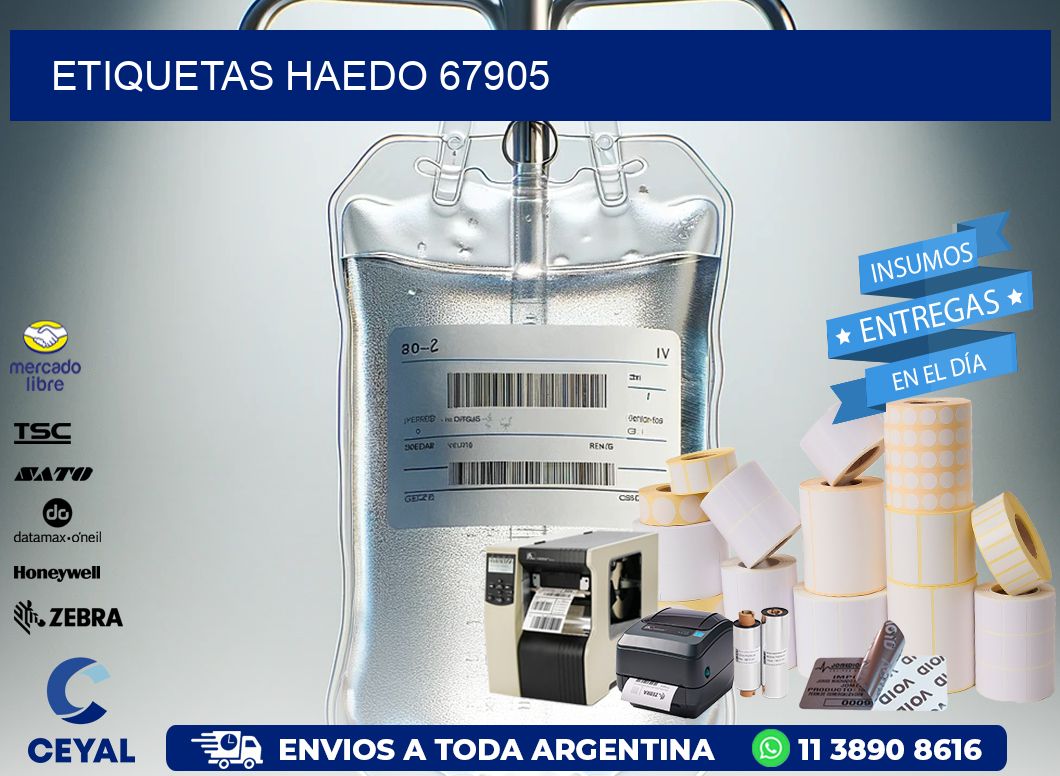 ETIQUETAS HAEDO 67905
