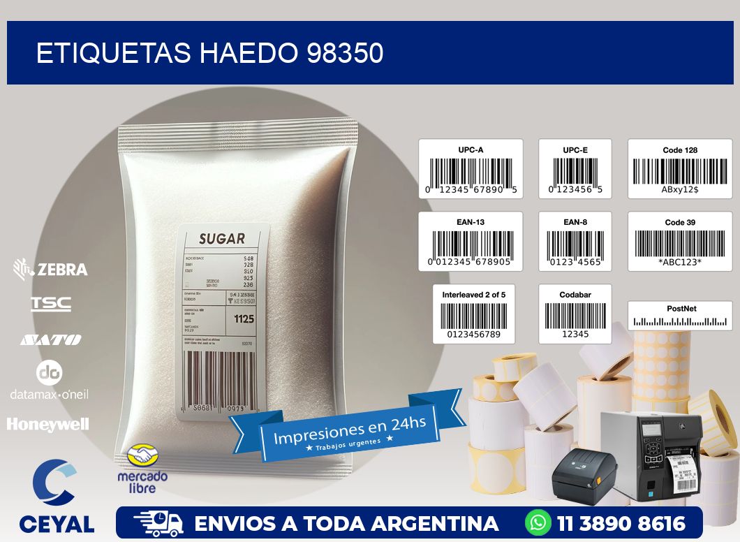ETIQUETAS HAEDO 98350