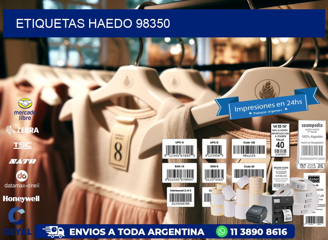ETIQUETAS HAEDO 98350