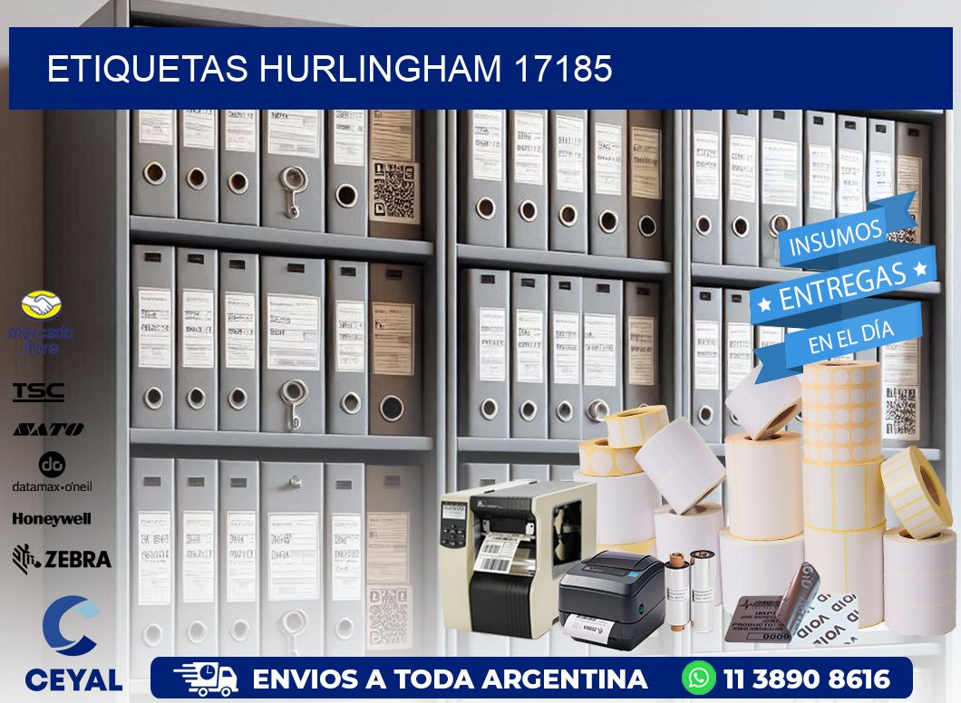ETIQUETAS HURLINGHAM 17185