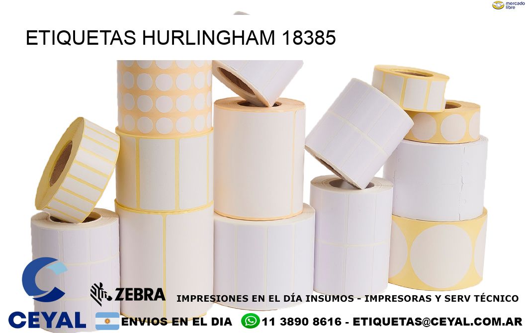 ETIQUETAS HURLINGHAM 18385