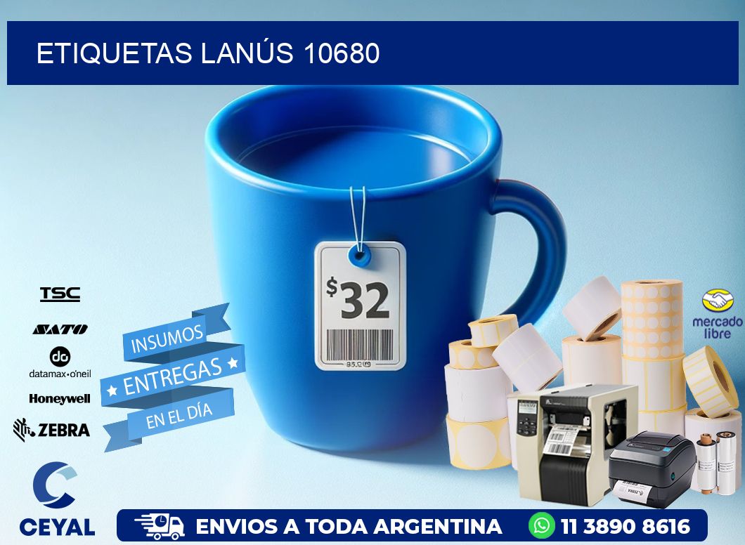 ETIQUETAS LANÚS 10680