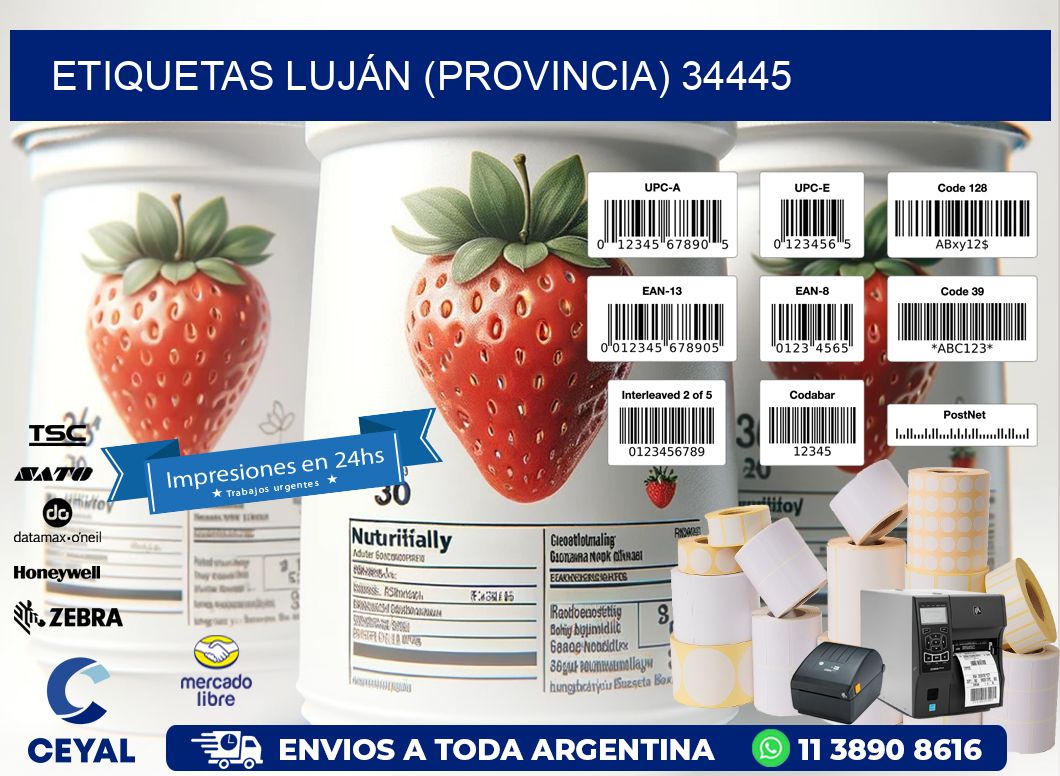 ETIQUETAS LUJÁN (PROVINCIA) 34445