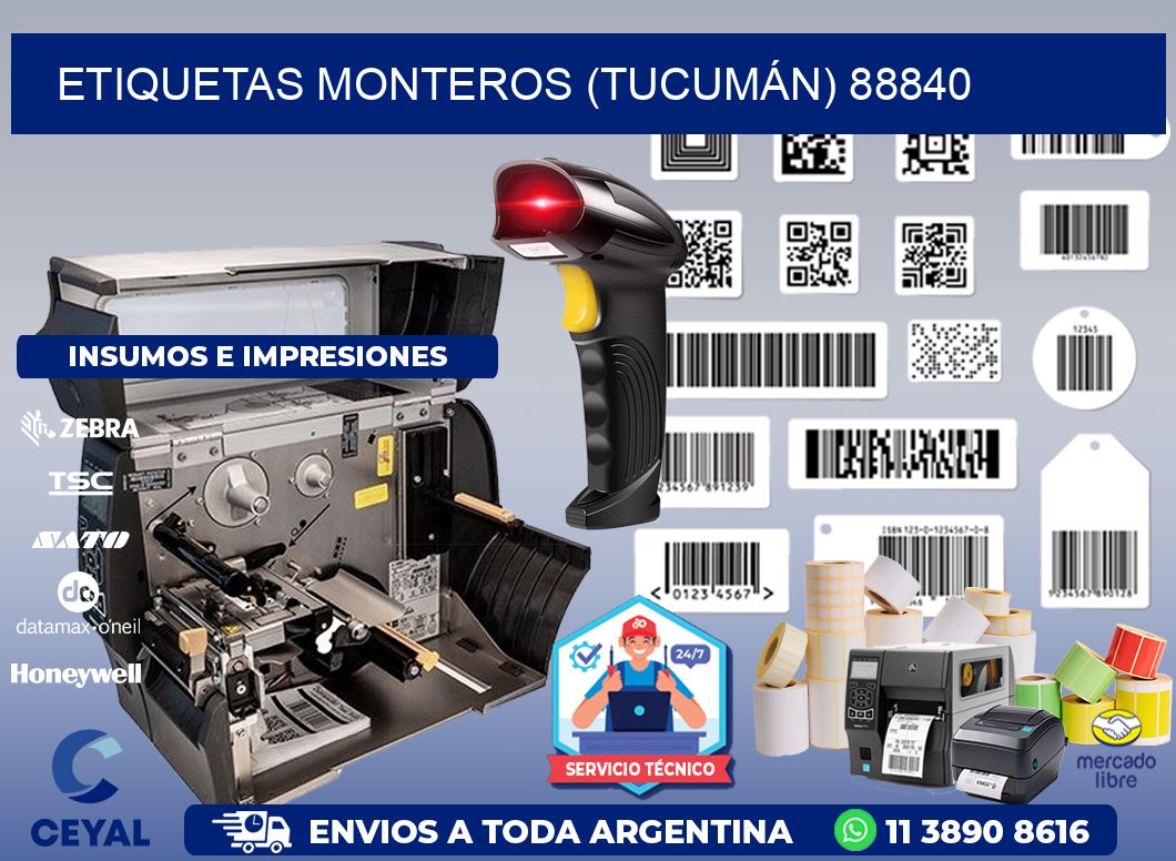 ETIQUETAS MONTEROS (TUCUMÁN) 88840