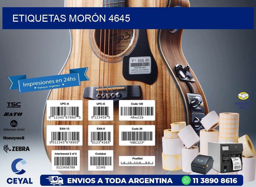 ETIQUETAS MORÓN 4645