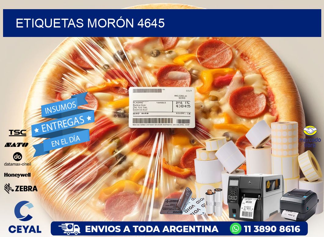 ETIQUETAS MORÓN 4645