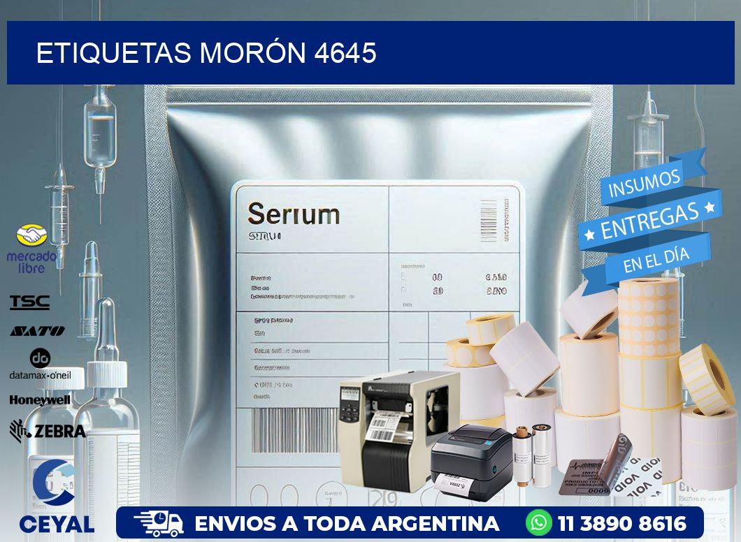 ETIQUETAS MORÓN 4645