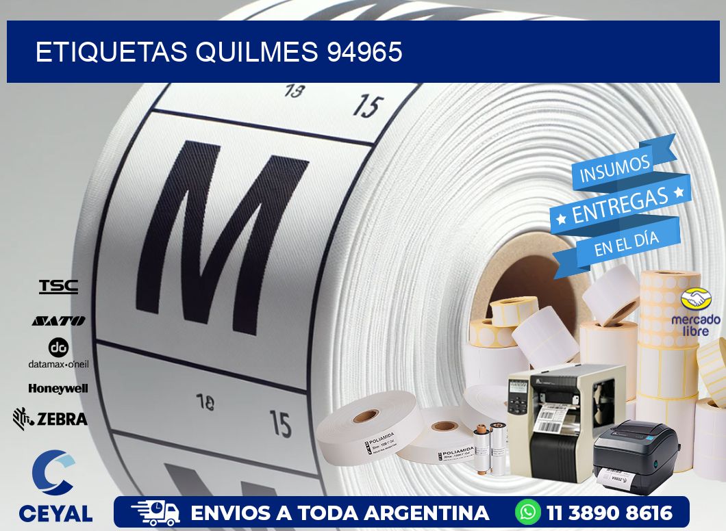 ETIQUETAS QUILMES 94965