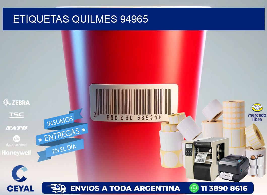 ETIQUETAS QUILMES 94965