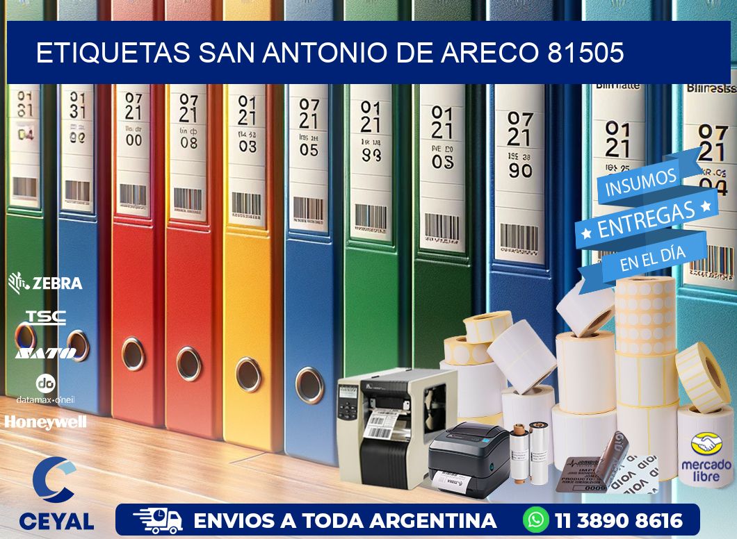 ETIQUETAS SAN ANTONIO DE ARECO 81505