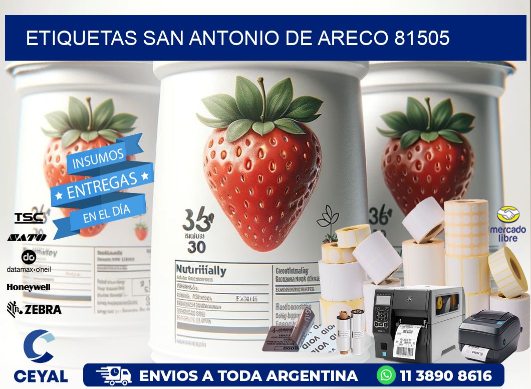 ETIQUETAS SAN ANTONIO DE ARECO 81505