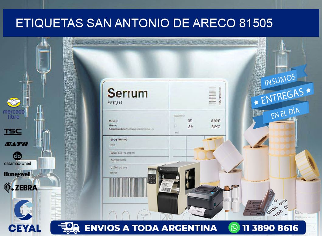 ETIQUETAS SAN ANTONIO DE ARECO 81505