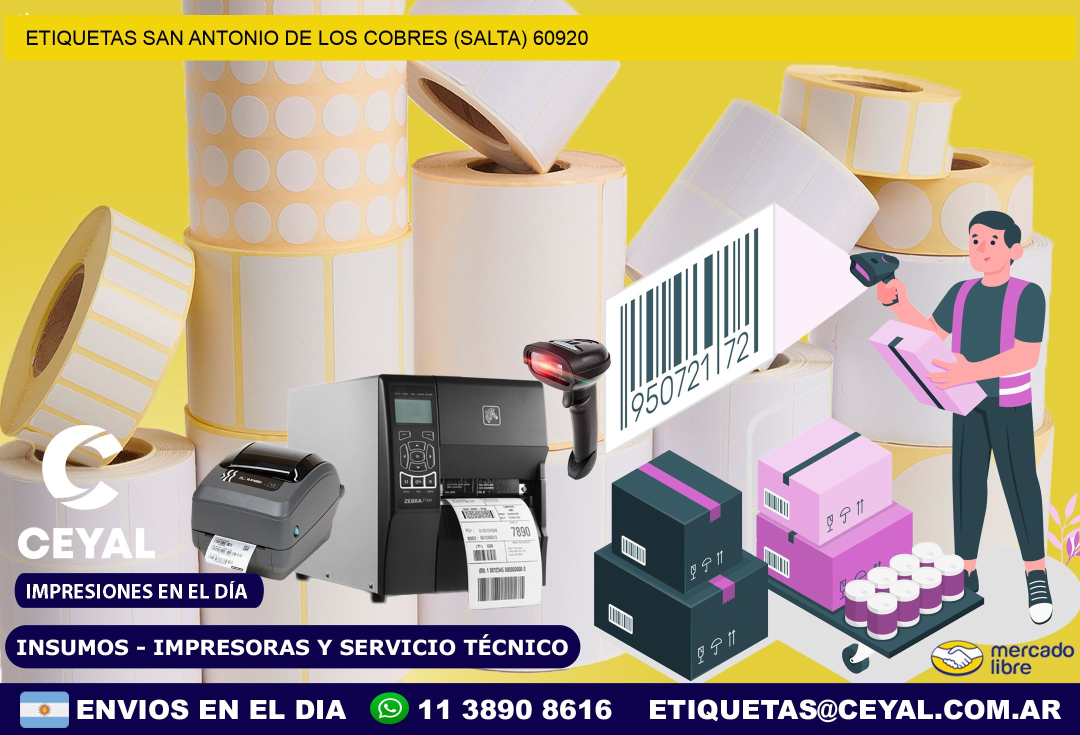 ETIQUETAS SAN ANTONIO DE LOS COBRES (SALTA) 60920