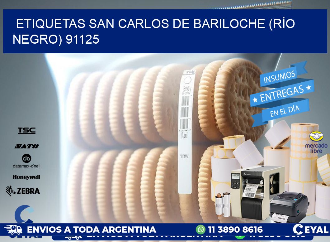ETIQUETAS SAN CARLOS DE BARILOCHE (RÍO NEGRO) 91125