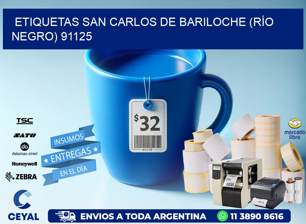ETIQUETAS SAN CARLOS DE BARILOCHE (RÍO NEGRO) 91125