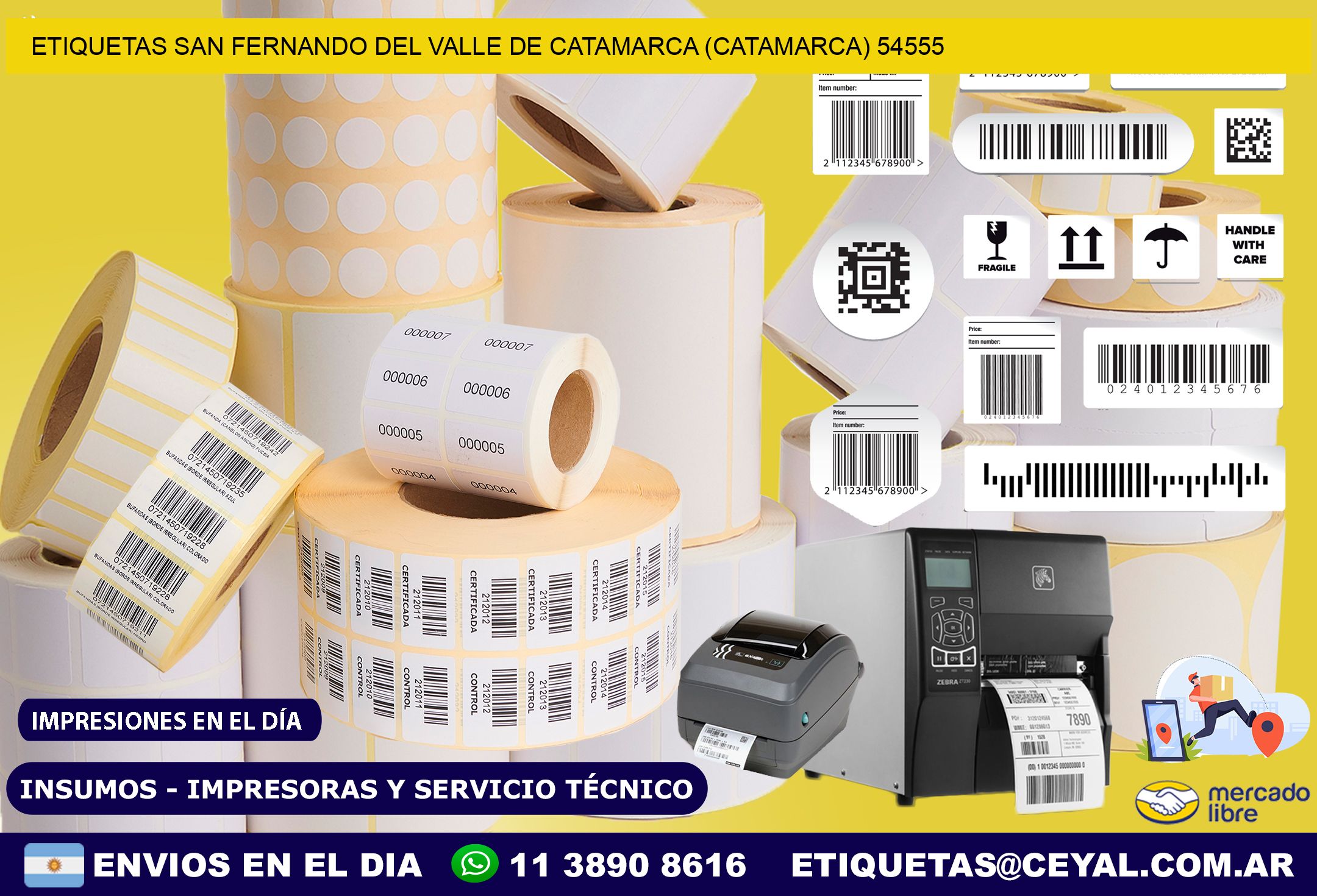 ETIQUETAS SAN FERNANDO DEL VALLE DE CATAMARCA (CATAMARCA) 54555