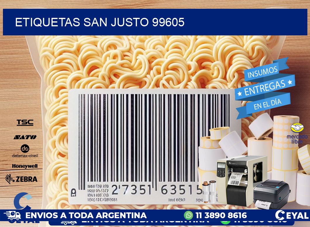 ETIQUETAS SAN JUSTO 99605