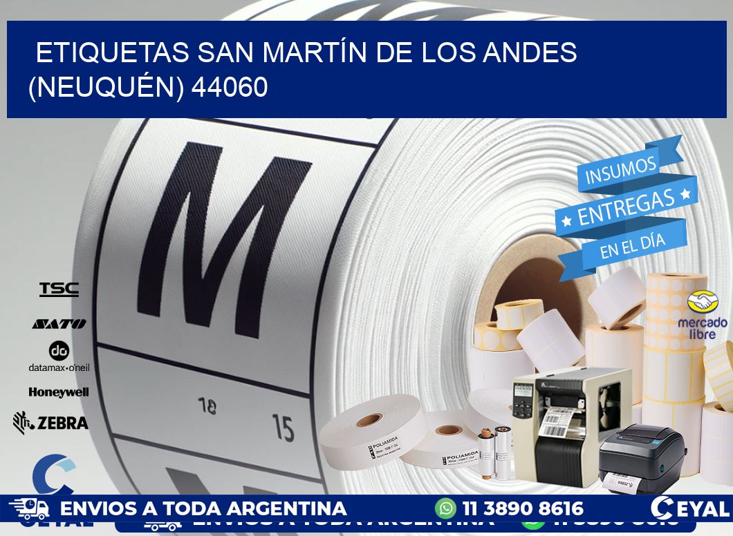 ETIQUETAS SAN MARTÍN DE LOS ANDES (NEUQUÉN) 44060