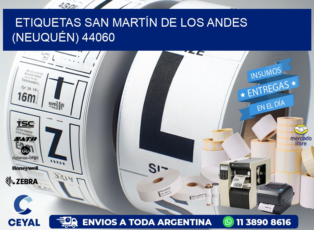 ETIQUETAS SAN MARTÍN DE LOS ANDES (NEUQUÉN) 44060