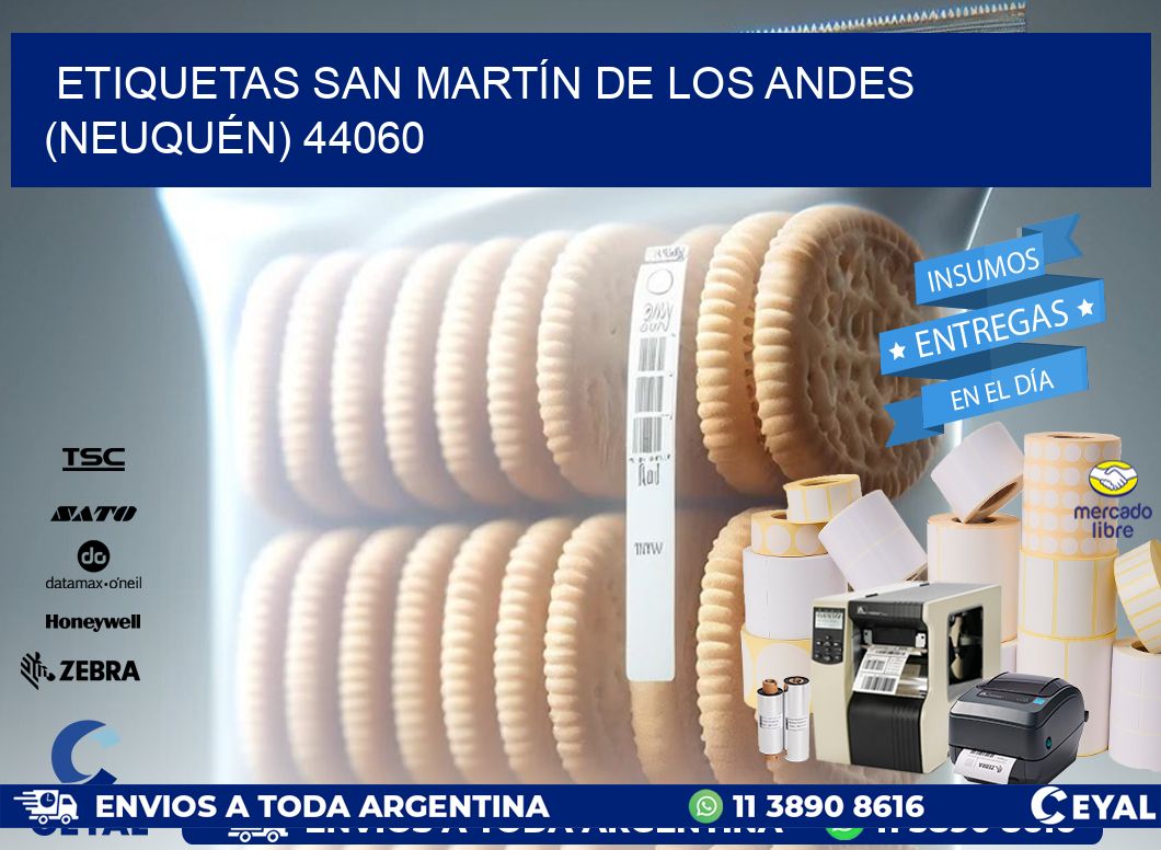 ETIQUETAS SAN MARTÍN DE LOS ANDES (NEUQUÉN) 44060